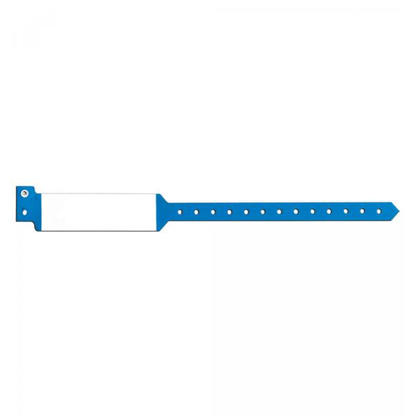 Wristband Identification Sentry SuperBand Poly Blue Adult 500/Box